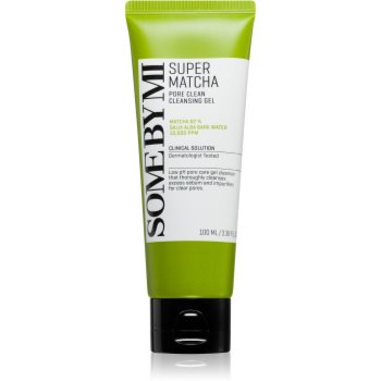 Some By Mi Super Matcha Pore Clean Cleansing Gel gel de curățare blând pentru pori dilatati - imagine 2